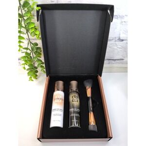 NIB☀️Luminess Airbrush Spray Full Coverage Foundation Starter Kit Dual End Brush